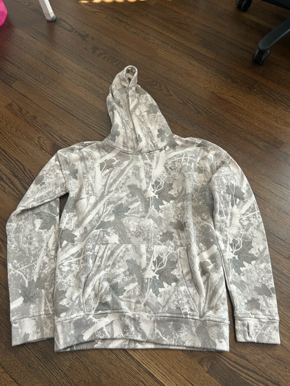 Kids Abercrombie hoodie camo size 13/14